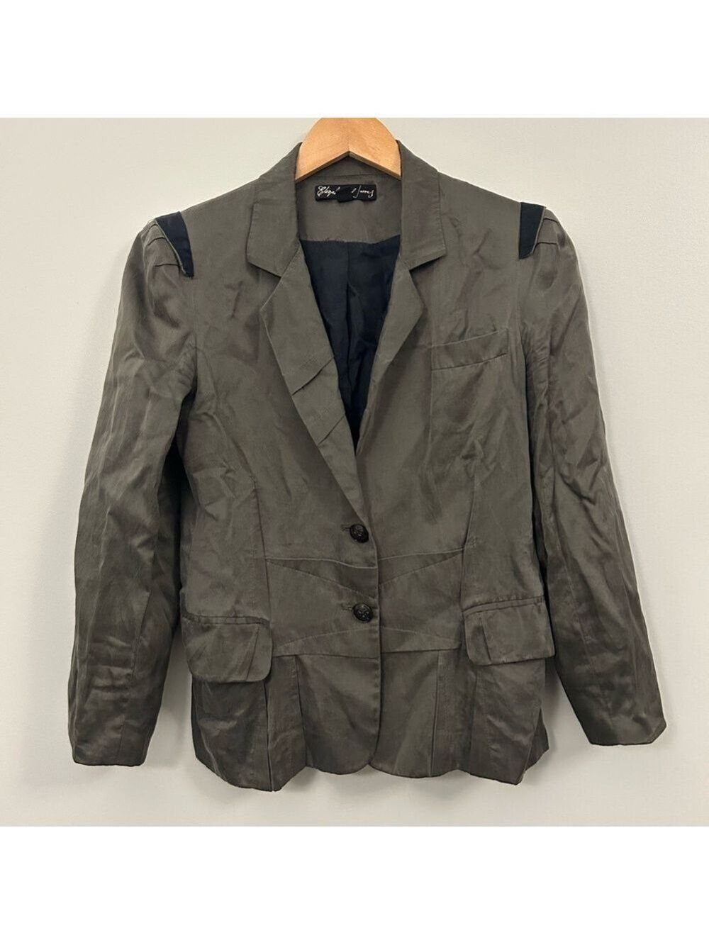 Elizabeth and James Silk Blend Jacket Size 6